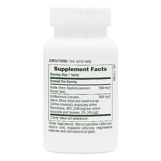 Nature's Plus Биорутин, 1000 мг.