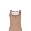 PRADA Logo-Detailed Sleeveless Top Women's 39581-14P3-F063L-S-OOO