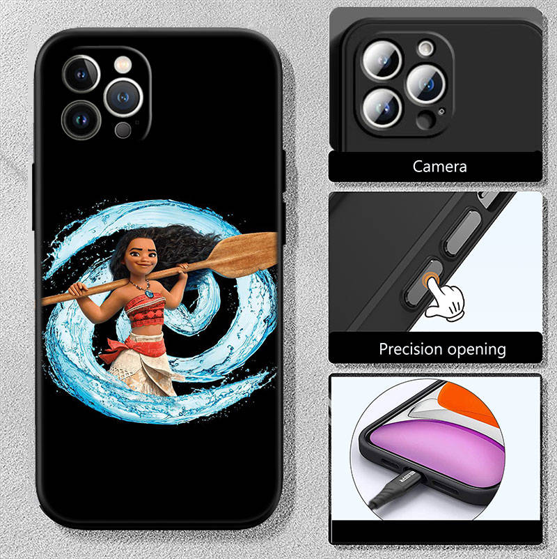 Чехол для телефона II14 Moana для iPhone 6 6s 7 8 11 12 13 14 15 XS Pro Max XR X SE Samsung S20 S21 S22 S23 S24 FE Ultra Plus Lite S21S A55