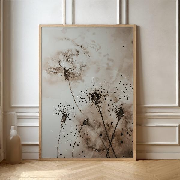 Minimalist Boho Plant Leaf Flower Poster Modern Floral Botanical Canvas Scandi Wall Art for Living Room Home Decoration