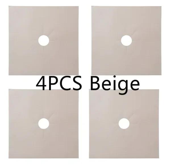 1/4 шт. Защитный чехол для газовой плиты, чехлы для горелок, кухонные принадлежности, моющийся коврик, чехол для плиты, чехол для кухонной плиты