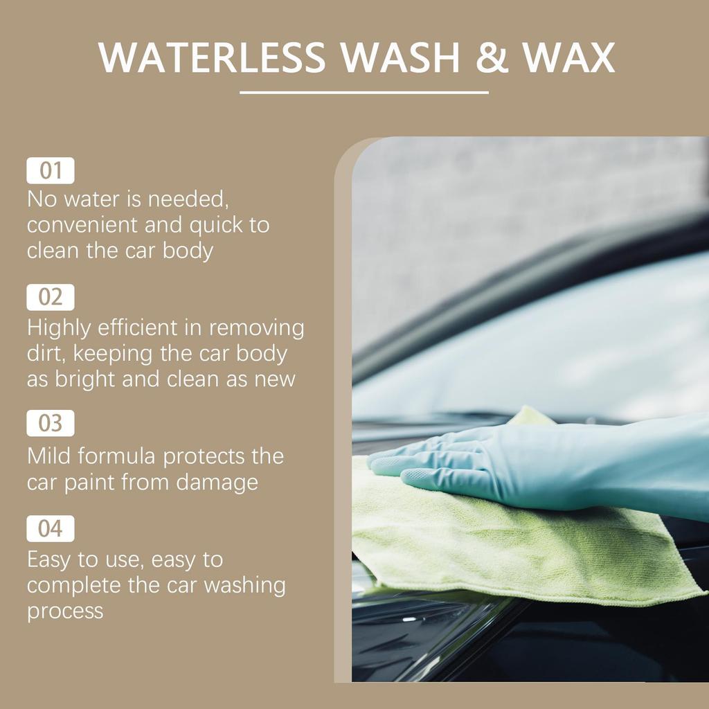 Homonth anhydrous car wash coating agent decontamination, brightening, water repellent and dustproof car paint maintenance 1set
