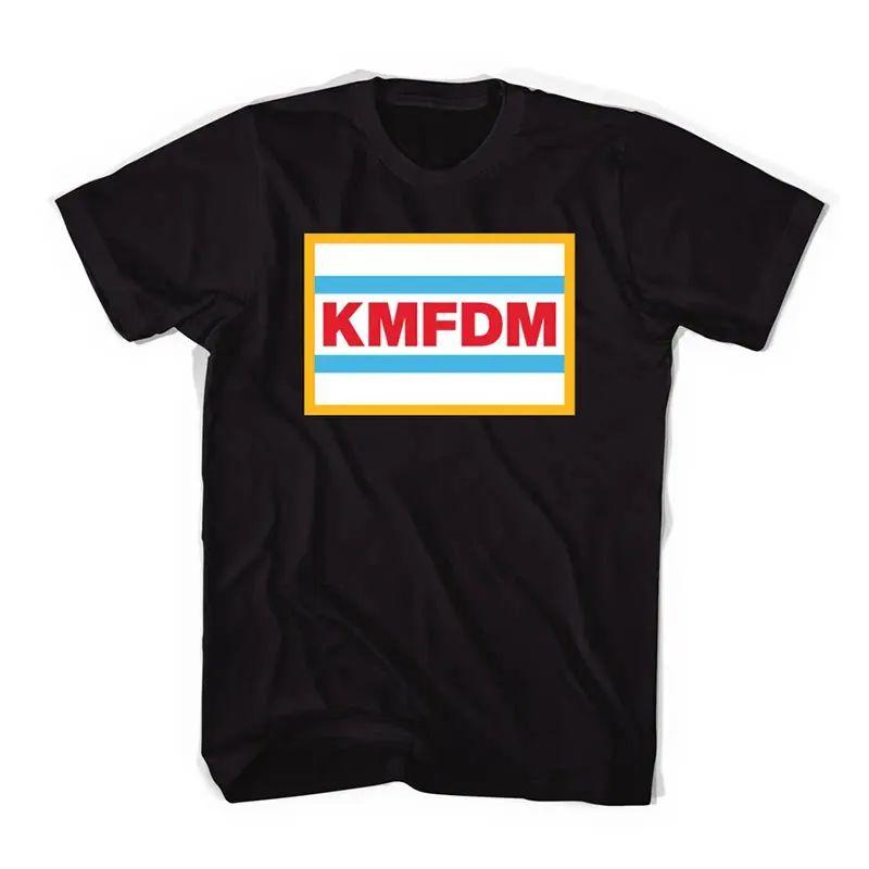 Винтажная Эпоха Уличная Одежда Топы Kmfdm Gerunisex Группа Индустриальный Метал Рок Оверсайз С Принтом Футболки Повседневные Свободные Короткий Рукав Унисекс