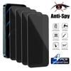 4Pcs Privacy Screen Protectors for IPhone 15 12 13 14 Pro Max Mini 7 8 Plus Anti-spy Tempered Glass for IPhone 11 Pro XS MAX XR