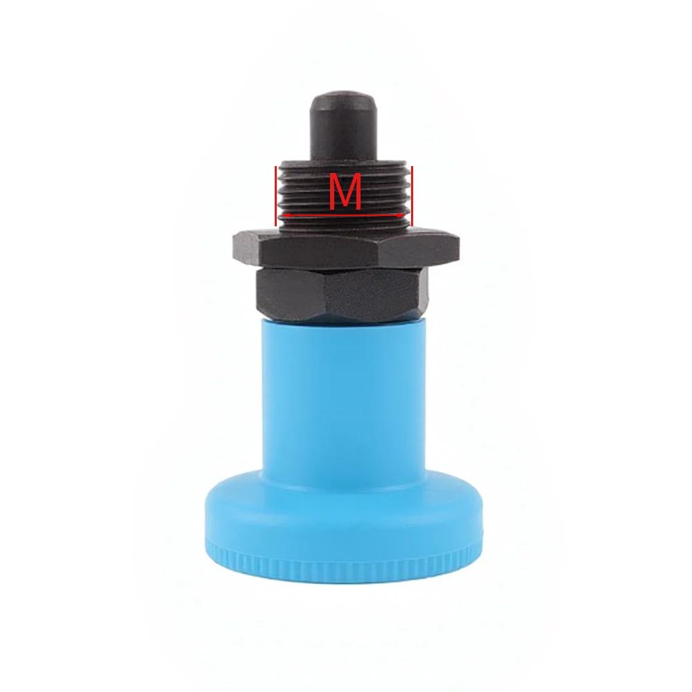M12/16 Thread Sefl-Locking/Return Type index plunger Spring plungers Plastic Knob Spring Lock Pin Fine Thread Knob Plunger