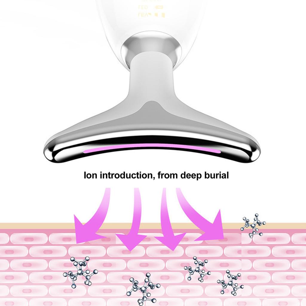 Microcurrent Beauty Device Neck and Face Lifting Massager Anti-ageing Neck Wrinkle Reducer Skin