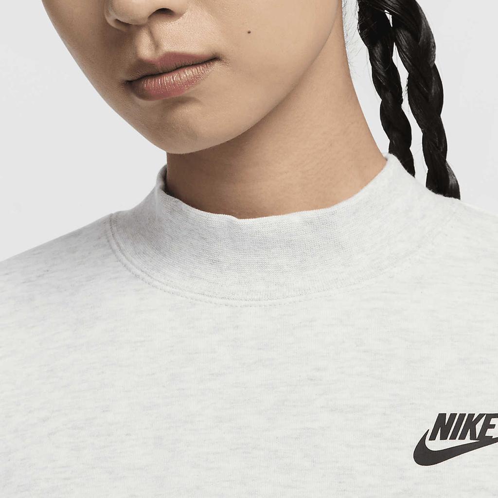 Nike Свитшоты Женские Серые с Полуворотником Умеренные Обычные FV8042-013