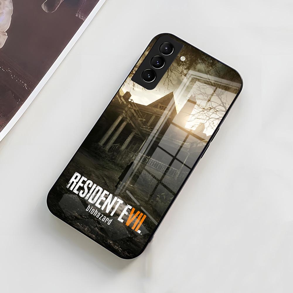 Игровой чехол для телефона R-Resident Evil-es Для Samsung A56 A36 A26 A16 A15 A25 A35 A55 A14 A34 A24 A54 Стеклянный чехол