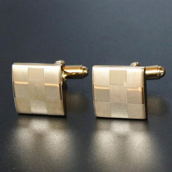 Kamakura Cufflinks Workshop Золотые запонки sc018 Двухцветные (Запонки)