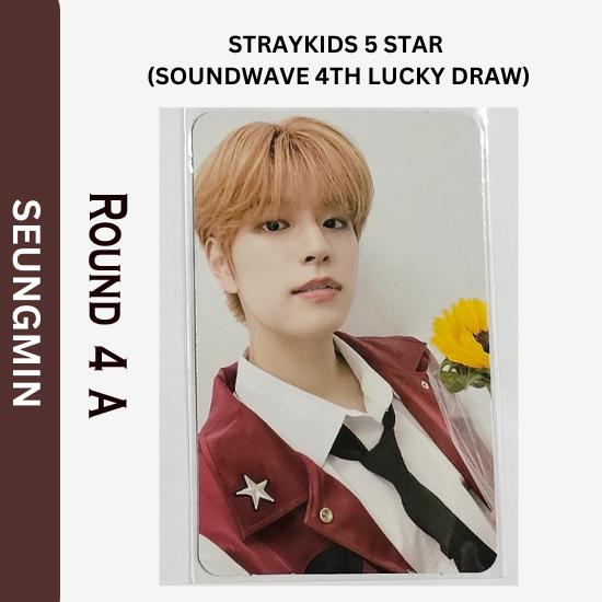 Stray Kids Фотокарточки с 5 звездами счастливого розыгрыша