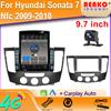 9,7-дюймовый вертикальный экран Tesla Android Car Radio для Hyundai Sonata 7 NFC 2009-2010 GPS-навигация Мультимедийный плеер экран
