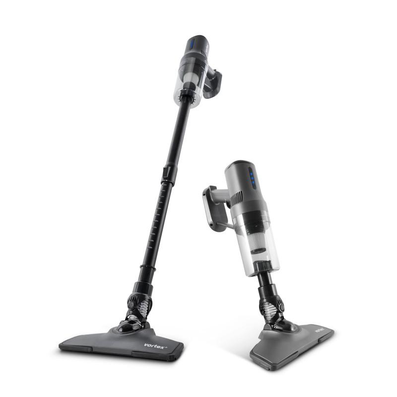 Vortex - Aspirateur Balai 2en1 Sans Fil - 140w - Autonomie(40min) - Filtre Hepa - Fourni Avec Support Mural