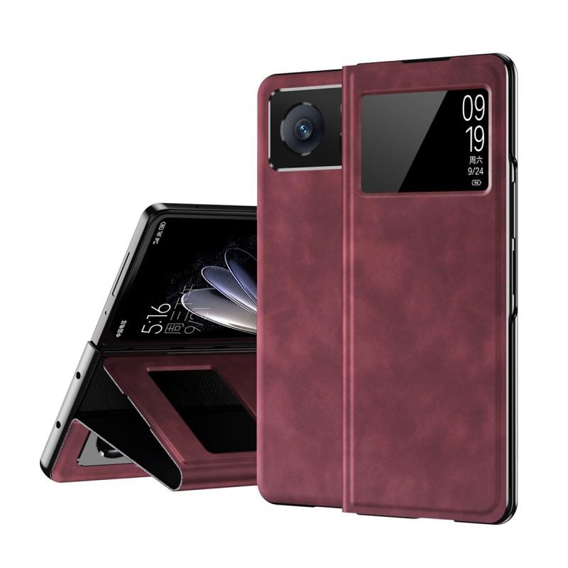 Premium Leather Case Mix Fold 2 Full Coverage Shockproof Folio With Stand Magnetic Anti-Fingerprint Finish
