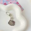 Cartoon Cat Rhinestone Necklace - Fashionable Girly Student Best Friend Chain with Niche Design.