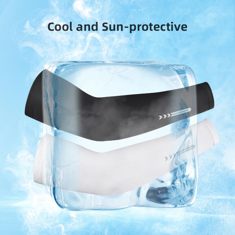 1 Pair UV Protection Cooling Arm Sleeves Sun