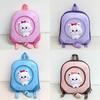 Baby Kindergarten Cat Backpack With Cotton Oxford Material And Playful Style For Children