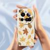 For Xiaomi 15 Ultra Case Maple Leaves Pattern Printing Straight Edge TPU Phone Back Cover