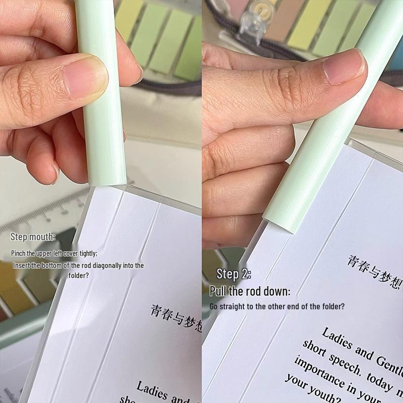 Папка-регистратор А4 утолщенная - Обложка для архива и отчетов с выдвижным рычажным механизмом, Офисные принадлежности с кольцевым механизмом