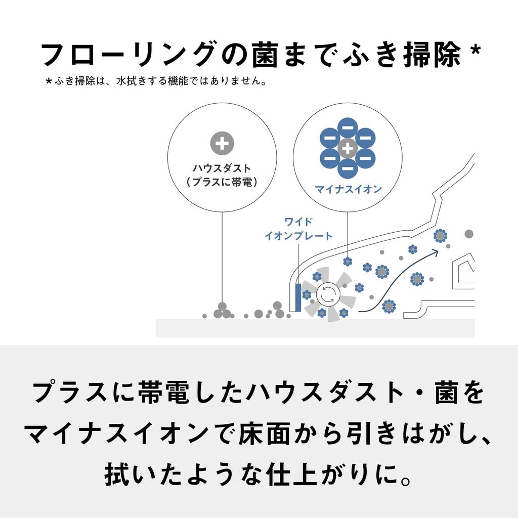 Panasonic Vacuum Cleaner Paper Pack Type White Lightweight Compact High Power Clean Sensor Equipped with Parent and Child Nozzles MC-PJ230G-W