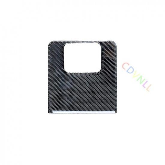 Carbon Fiber Interior Driver Side Storage Cover Trim For Toyota Highlander