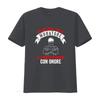 T Shirt Da Uomo Operaio Italiano Stampa Sulla Schiena Con Testo Abbigliaunisexto Per Operatore Di Macchinari Pesanti Vintage