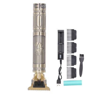 Профессиональный триммер для волос с Т-образным лезвием и соответствующей зарядной базой, портативный набор для стрижки волос, красивый