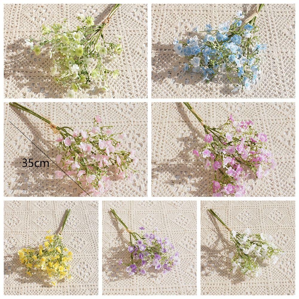 3Pcs Handmade Artificial Gypsophila Branches DIY Fake Flower  Birthday Party Gift