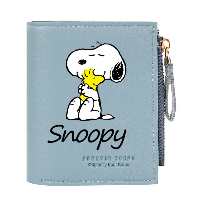 Новые женские кошельки-клатчи Snoopys, мужские кошельки из ПУ-кожи, монетницы, держатели для кредитных карт с аниме-персонажами, портативные, кавайные, детский подарок