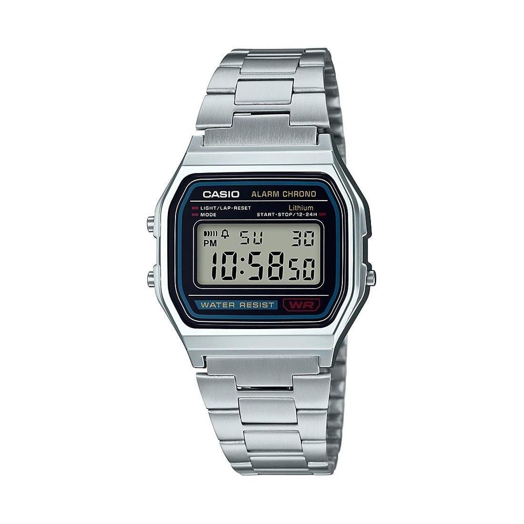 Коллекция наручных часов Casio A158WA-1JH Мужские Серебристые