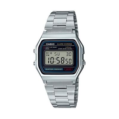 Наручные часы Casio Коллекция A158WA-1JH мужские серебристые