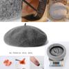 Warm Artist Beret Solid Color Flat Cap French Beanies  Female Girls