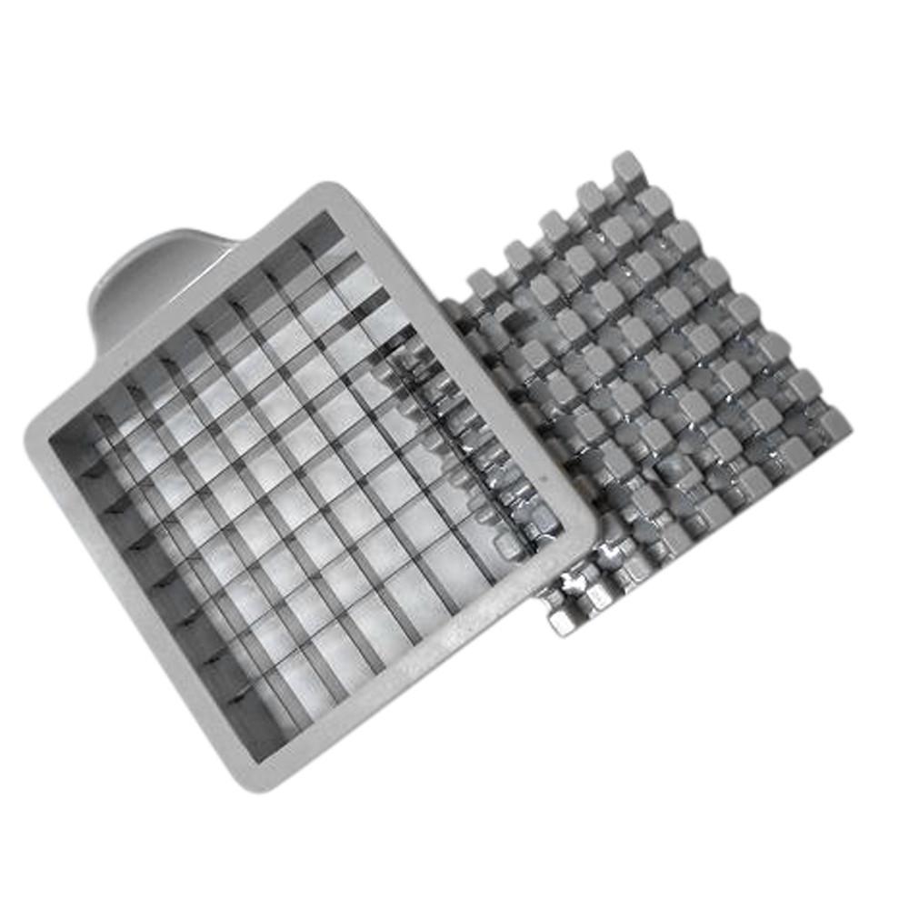 Нержавеющая сталь резак для картофеля фри, овощерезка, измельчитель, Dicer, 2 лезвия