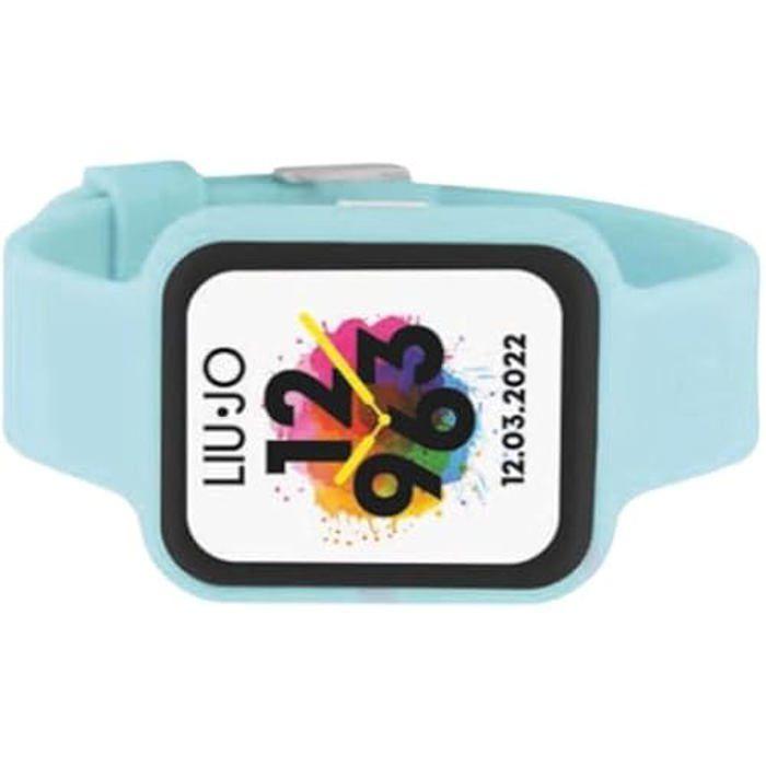 Montre - Liu Jo - Smartwatch Voice - Caoutchouc turquoise - Étanchéité IP67 - 1,83" écran tactile