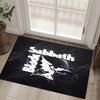 Led Zeppelin Design Crystal Velvet Carpet Cozy Non?Slip Printed Rug For Bedroom Living Room Entrance