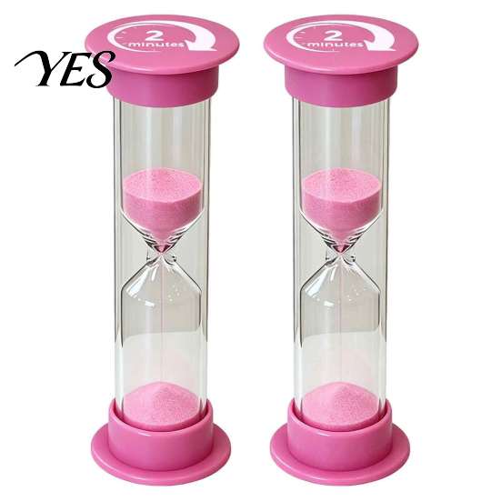 Easy Flip Sand Clock 2Pcs Colorful Hourglass Timers, Small 30s/1/2/3/5/10Mins Timer for Kids Time Management Tool Classroom Home Office Decor