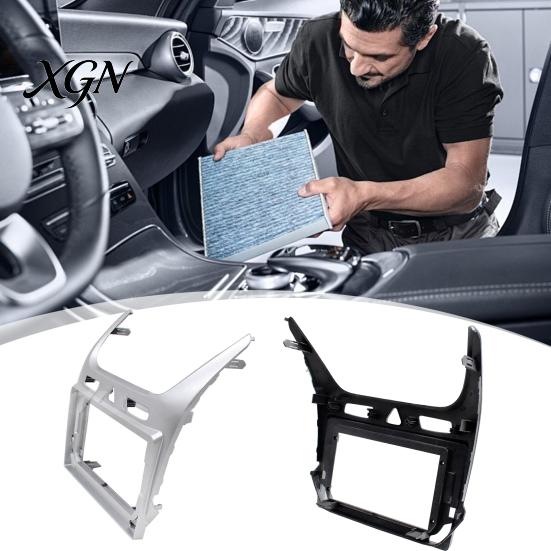 Non Destructive Installation Frame 10-Inch Car Radio Fascia Kit for Cobalt 2016+, Center Console Automotive Stereo Navigation Dash