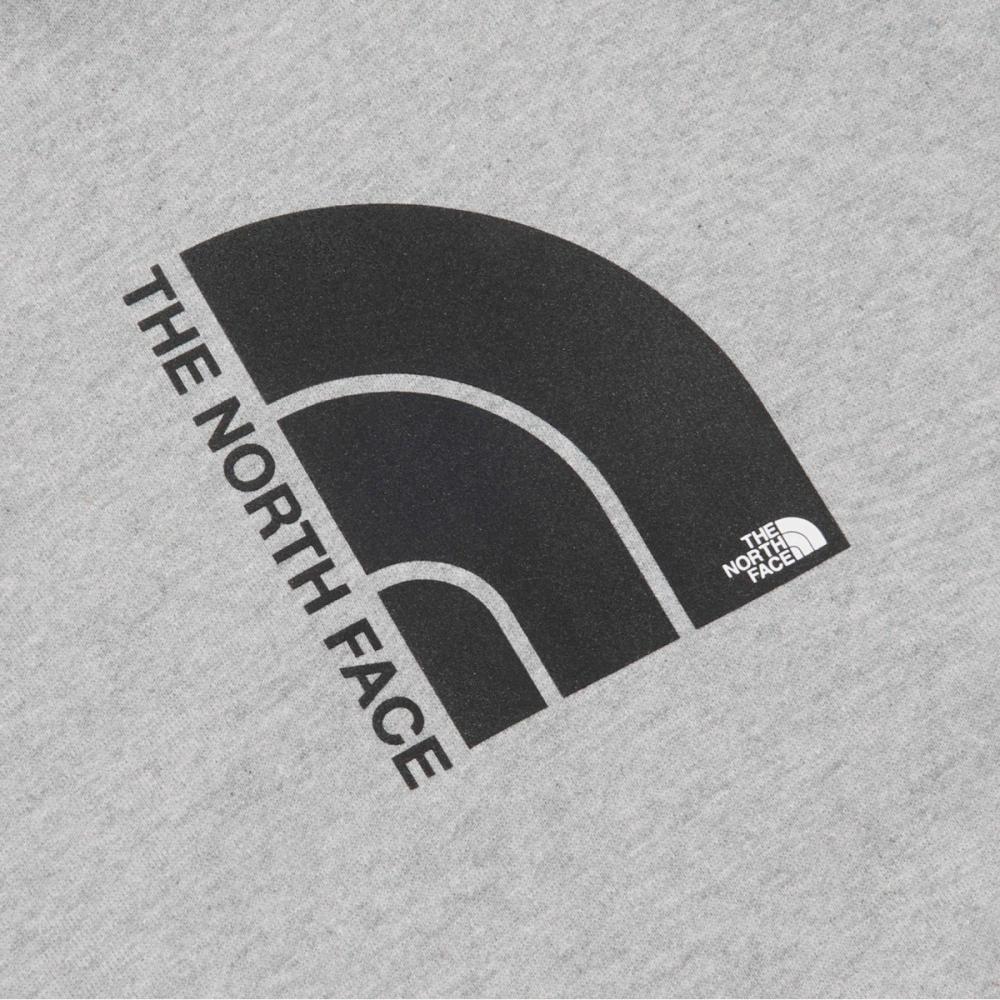 The North Face Nm5pq50j Худи с капюшоном и логотипом купола White Label, пуловер, меланжево-серый