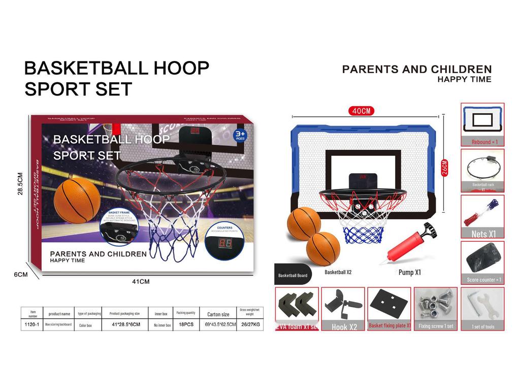 Электронное баскетбольное кольцо с функцией подсчета очков без ударов - складная рама для бросков сверху и снизу для игры в помещении и на открытом воздухе