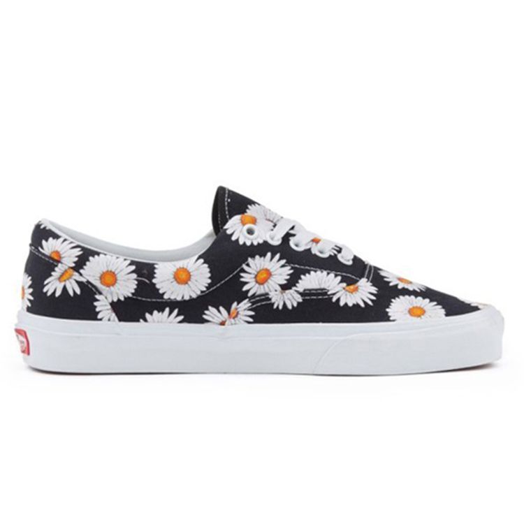 Vans Era Big Daisies Низкие кеды для скейтбординга Унисекс Кроссовки Черно-белые VN0A38FRTOZ