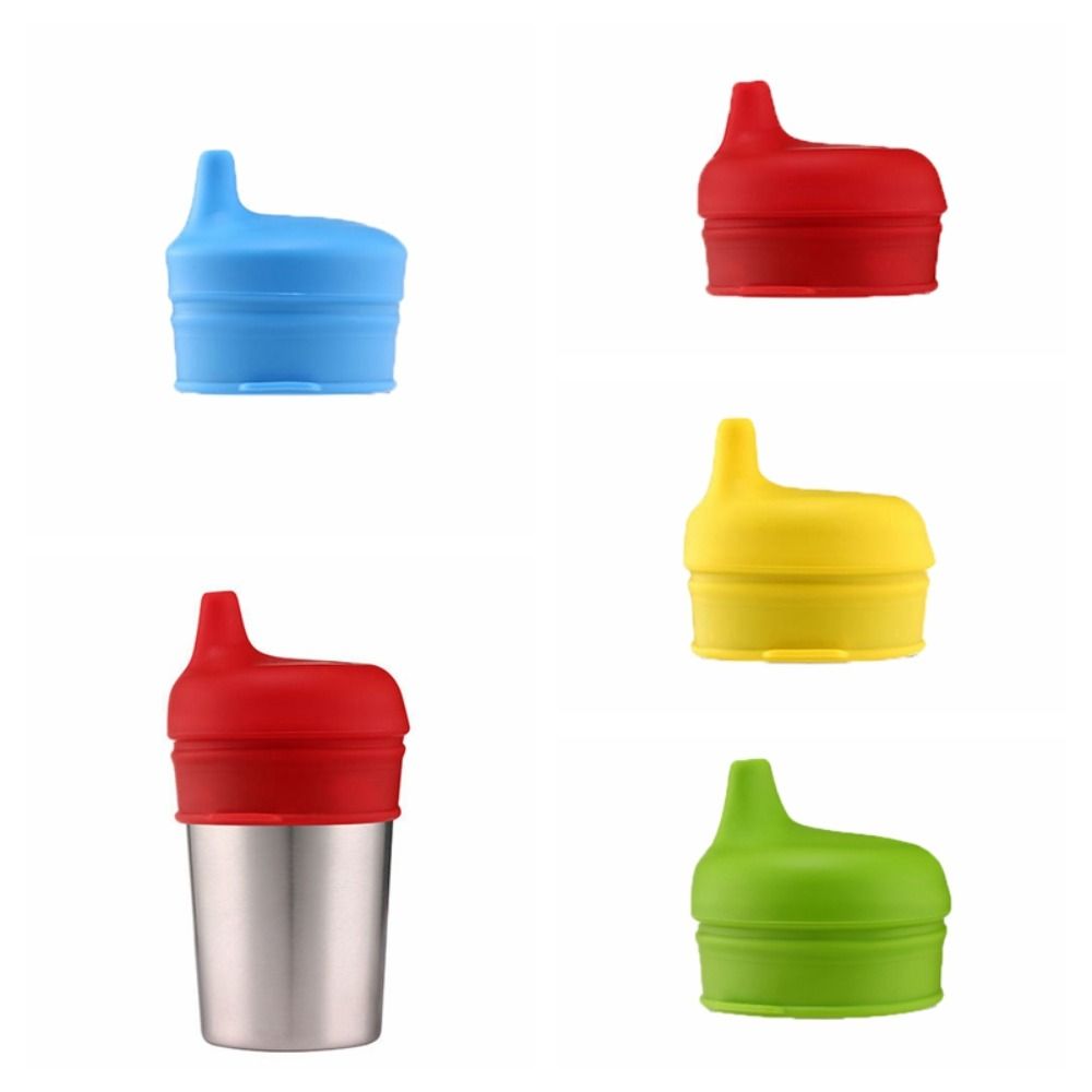 Крышки для стаканчиков с трубочкой, герметичные, эластичные, силиконовые, многоразовые, для детского сада