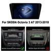 Автомобильный мультимедийный плеер Android 14 для Skoda Octavia 3 2014 2015 2016 2017 2018 2019 Qualcomm Радио Carplay Android Auto 4G+Wifi