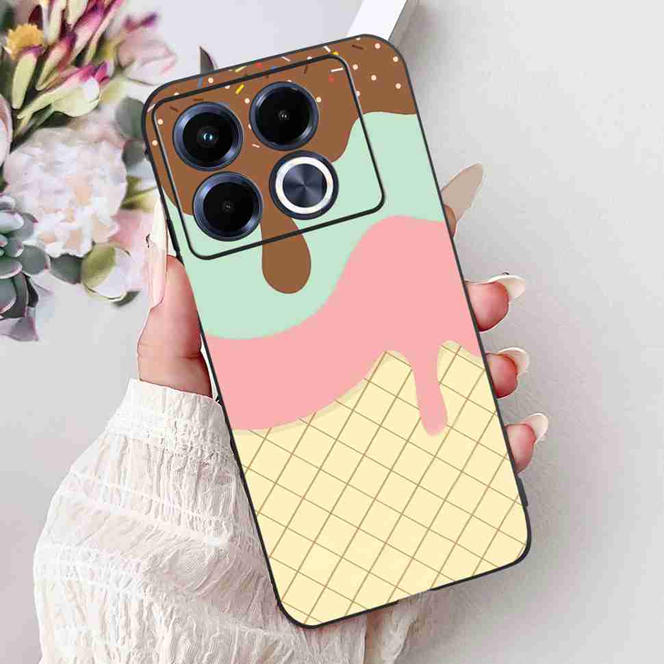 Защитный чехол для телефона для Infinix Note 40 5G Милый чехол с кошкой X6852 Силиконовый мягкий чехол для Infinix Note 40 Note40 5G Fundas Capa