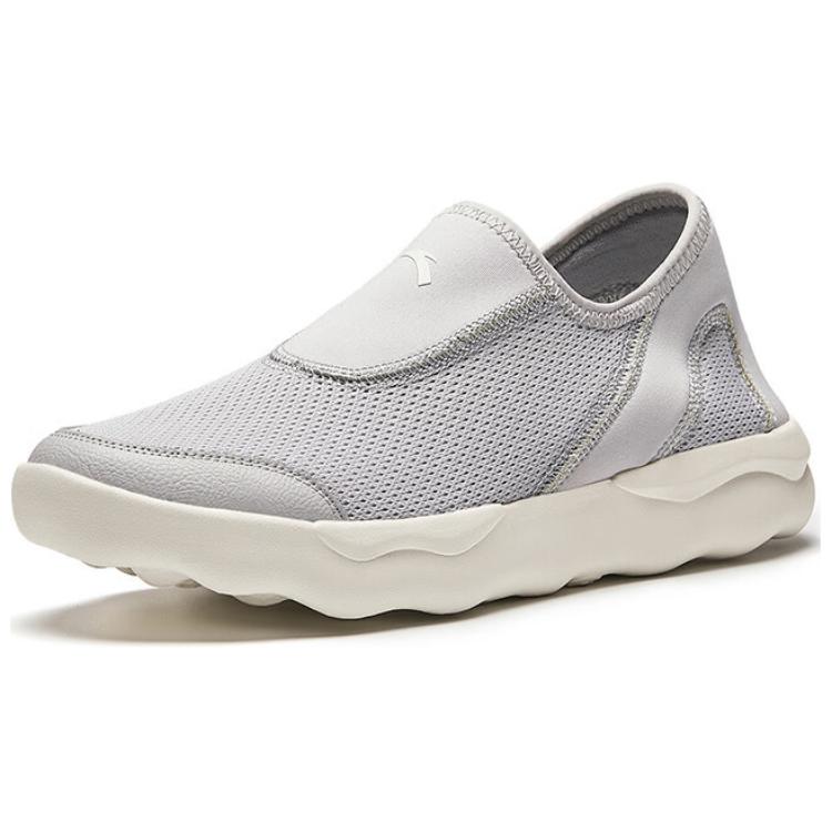 ANTA Light Soft Mesh Light Grey White Womens Casual Shoes 912427707-2
