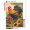 5D Diy Diamond Painting The Mighty Rooster  Cross Stitch Set Full Diamond Embroidery Mosaic Art Picture of Rhinestones Decor Gift