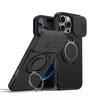 Бронированный чехол для iPhone 17 16 15 14 13 12 Pro Max Plus 17Air, прочный, с магнитной подставкой, с защитной крышкой для камеры