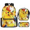Школьный сезон Студент Школьная сумка Покемон Рюкзак Pokémon Мультяшная сумка Пенал