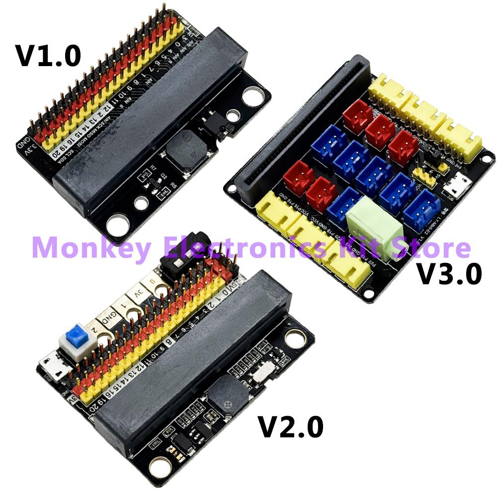 1PCS Micro:bit Expansion plate V1.0 , V2.0 , V3.0 suitable for micro:bit go NRF5182 Development board Python connector