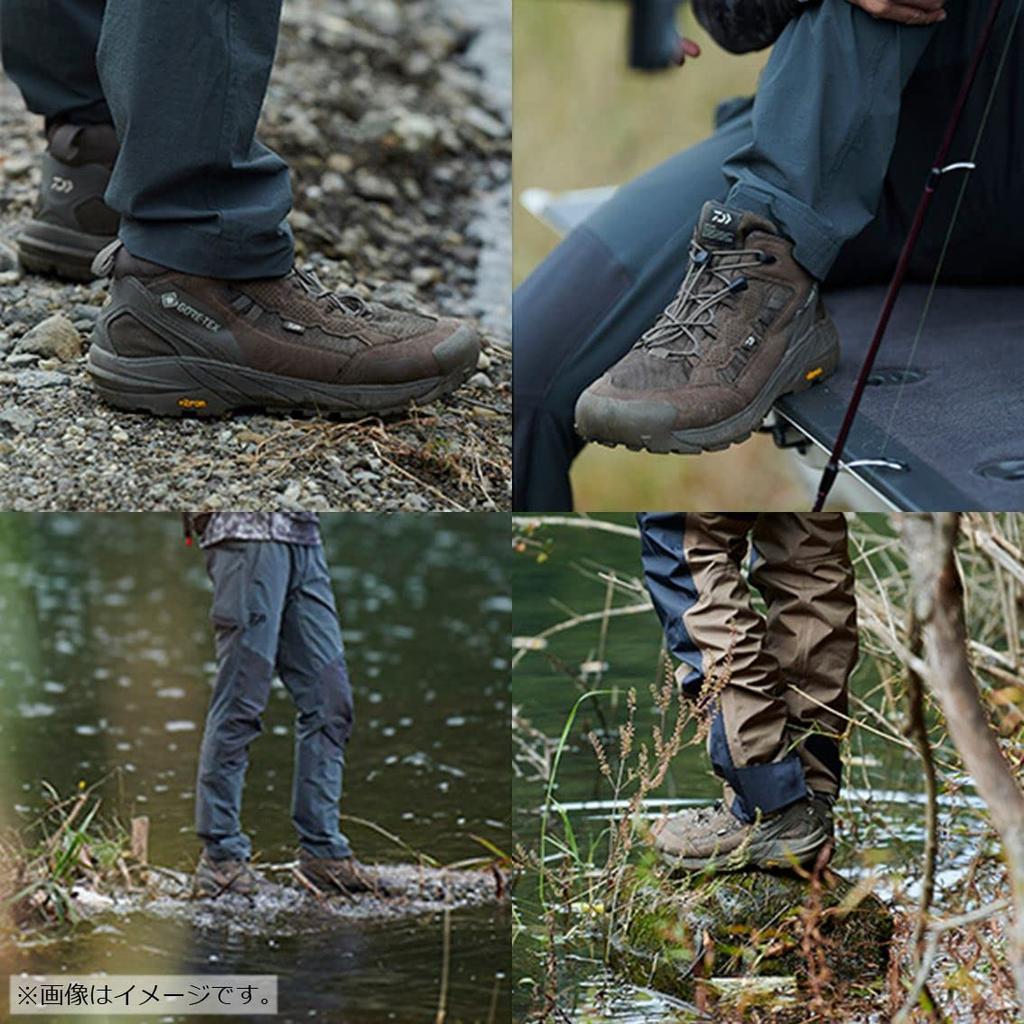 Daiwa Обувь для рыбалки Black Gore-Tex (Высокий срез) DS-3301G 27.0