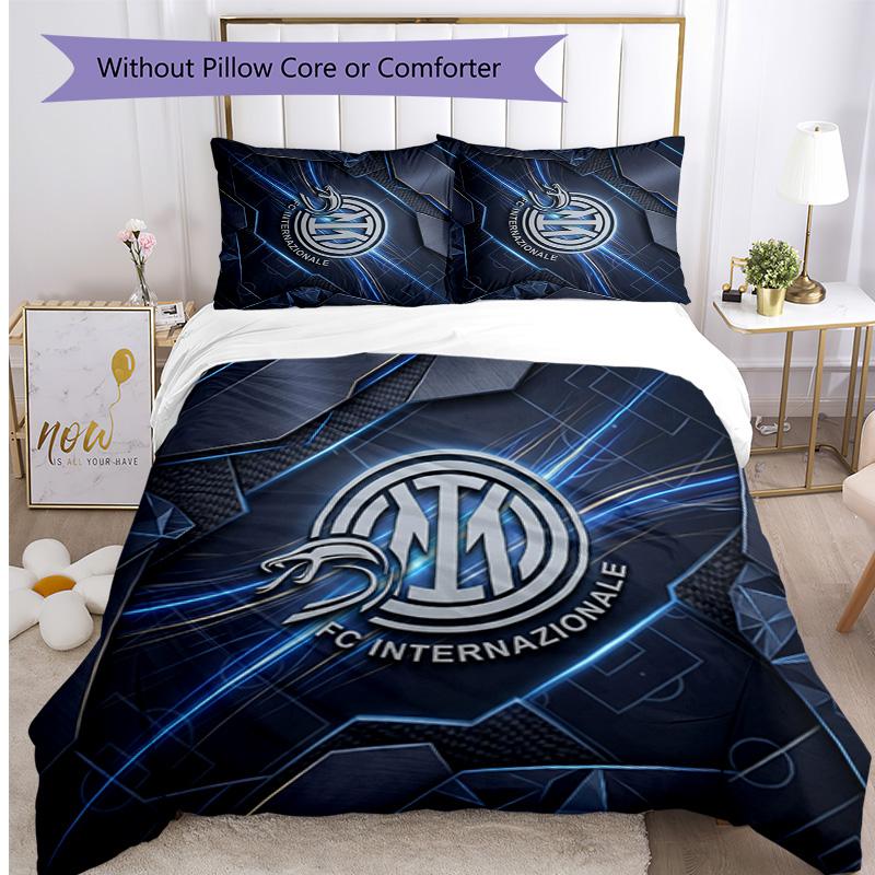 Borussia Dortmund Pattern Printed 3PCS Bedding Set Soft Skin-Friendly Washable Duvet Cover & Pillowcases Set All Season Bedroom