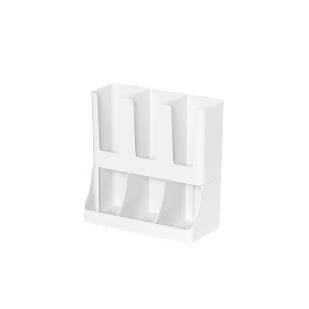 Plastic Disposable Paper Cup Holder Large Capacity Wall Mounted Paper Cup Dispenser Space Saving Paper Cup Storage Rack Hotel